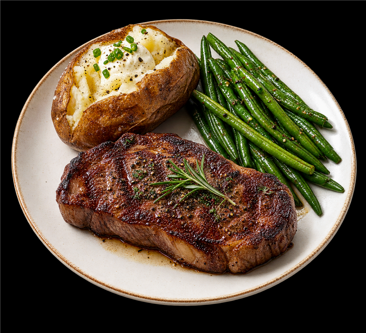 Simple whole-food meal with protein and vegetables